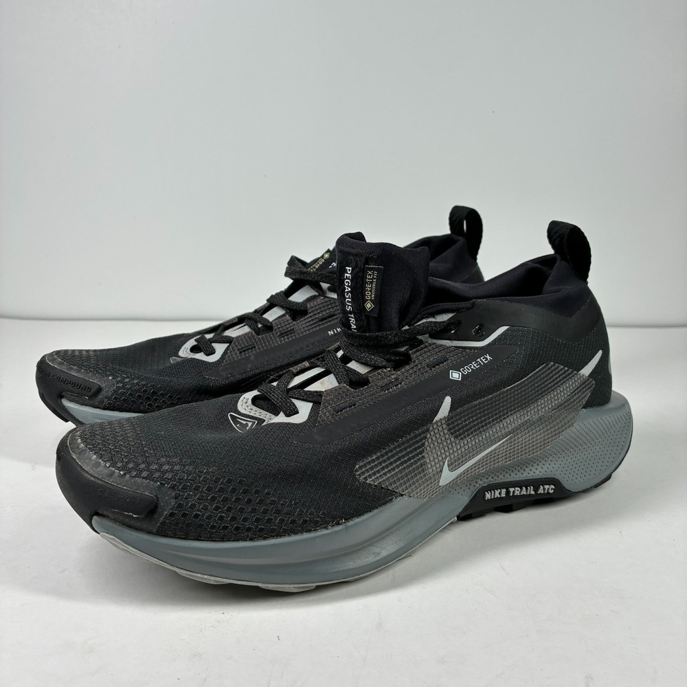 Nike Pegasus Trail 5 GTX Women's 9 Grey Waterproof Trail Running Shoe FQ0912-001